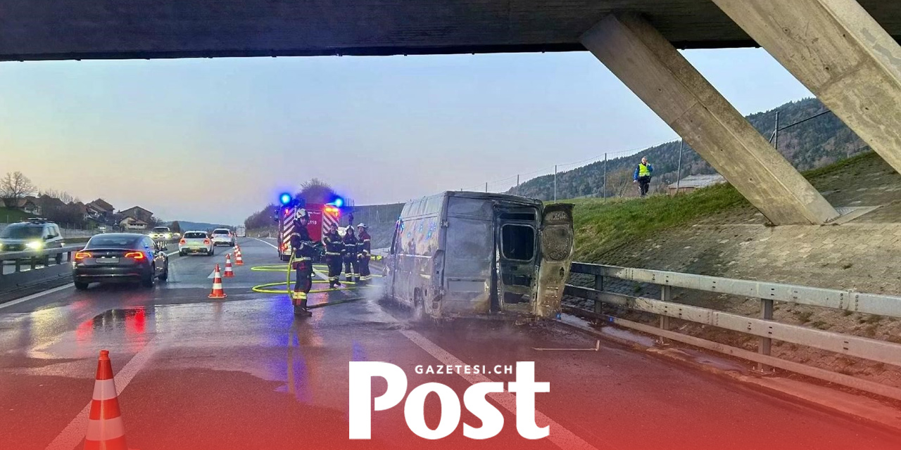 A12 OTOYOLUNDA KORKUTAN YANGIN