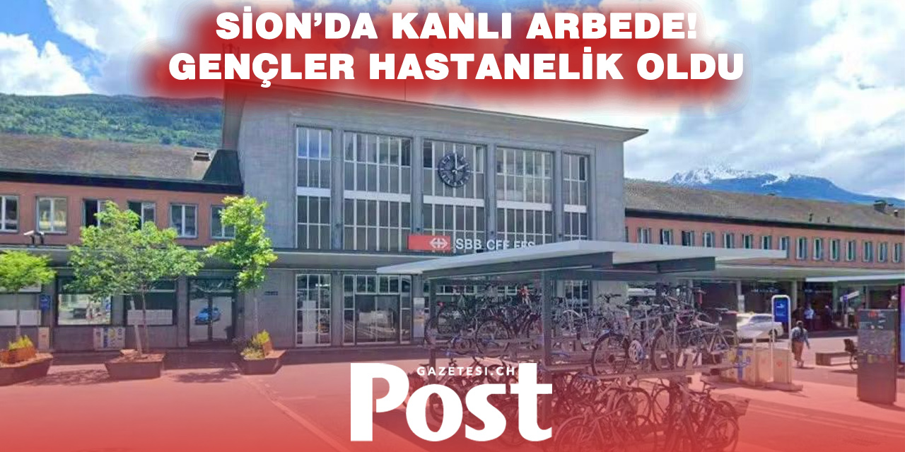 SİON TREN İSTASYONUNDA KAVGA