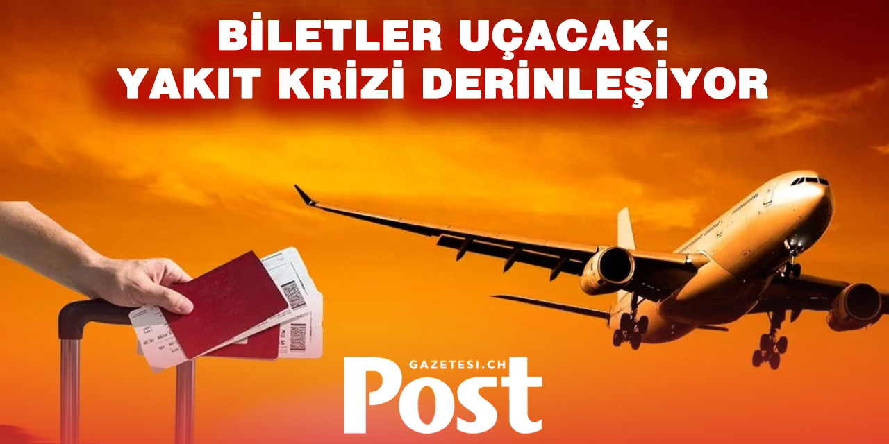 UÇUŞLAR TEHLİKEDE: UÇAK YAKITI KRİZİ KAPIDA