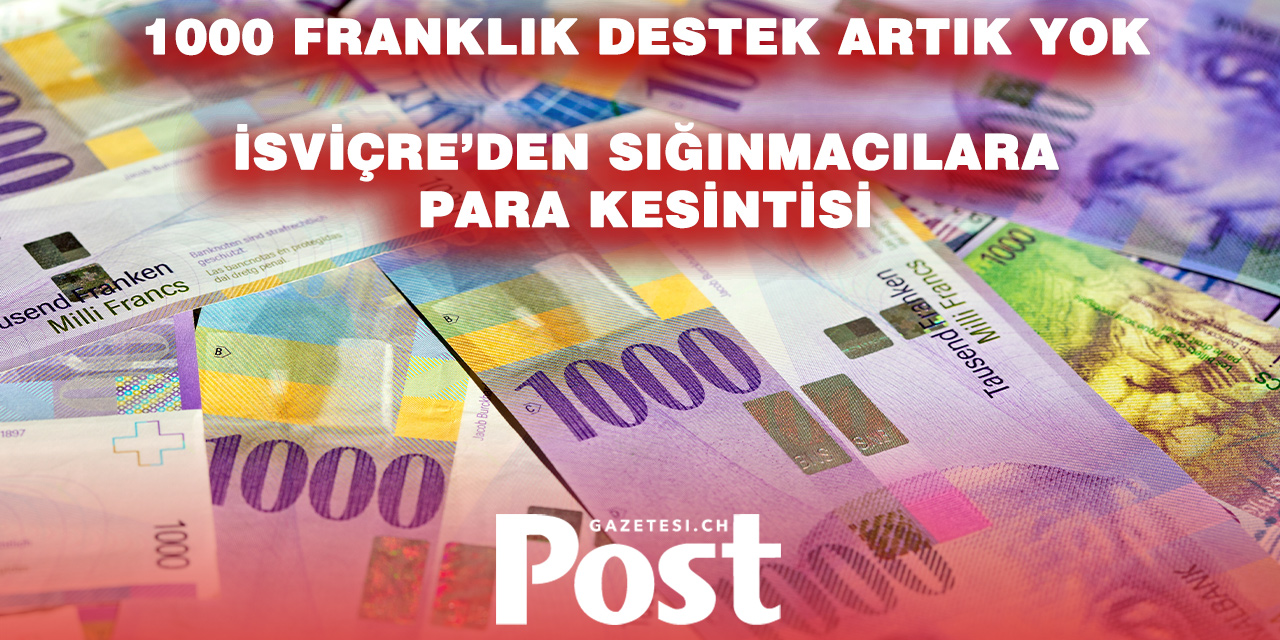 PARA KESİLDİ: İSVİÇRE’DEN KUZEY AFRİKALI SIĞINMACILARA YENİ HAMLE