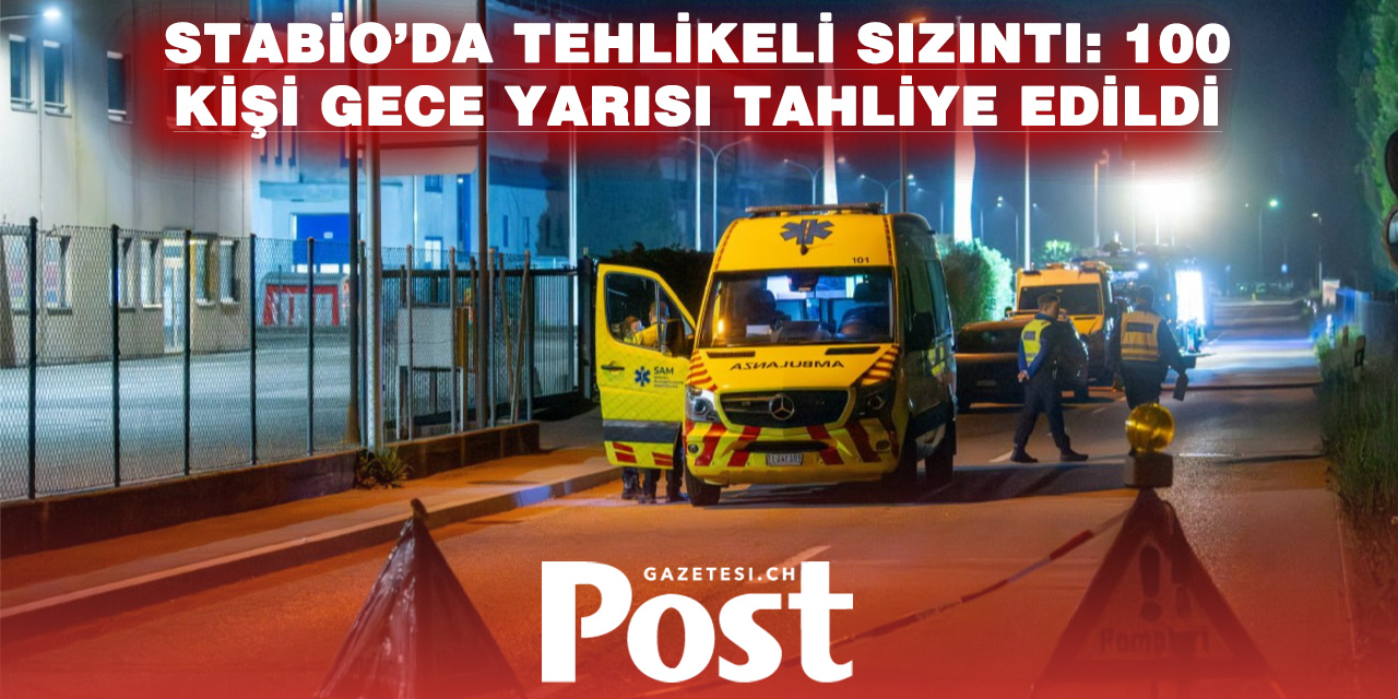 Ticino’da kimyasal panik: Amonyak sızıntısı nedeniyle tahliye