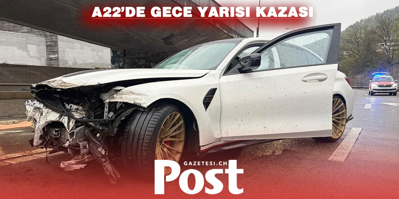 A22’DE KONTROL KAYBI: BMW KARŞI ŞERİDE SAVRULDU, YOL SAATLERCE KAPANDI