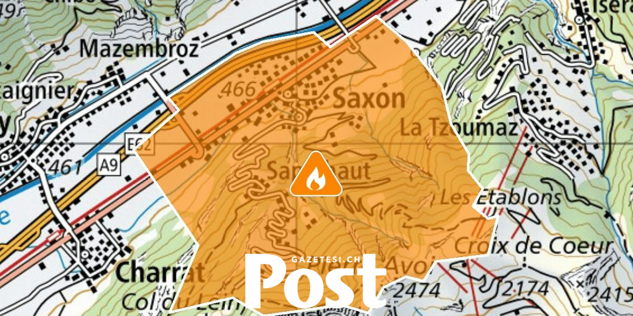 VALAIS’DE BÜYÜK YANGIN PANİĞİ: HALKA “EVLERDEN ÇIKMAYIN” UYARISI