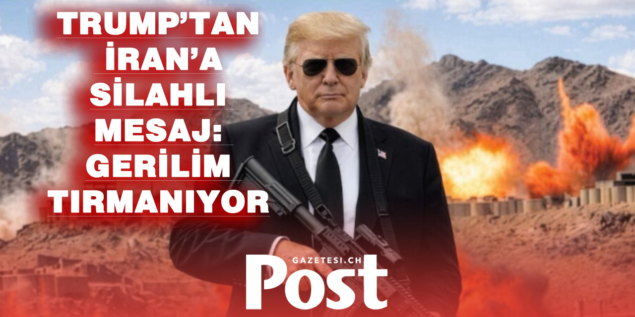 Trump’tan İran’a sert mesaj: Silahlı görselle tehdit