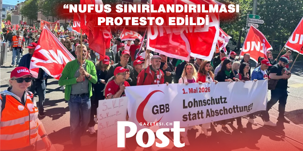 İsviçre 1 Mayıs’ında ‘ırkçı’ referandum girişimi protesto edildi