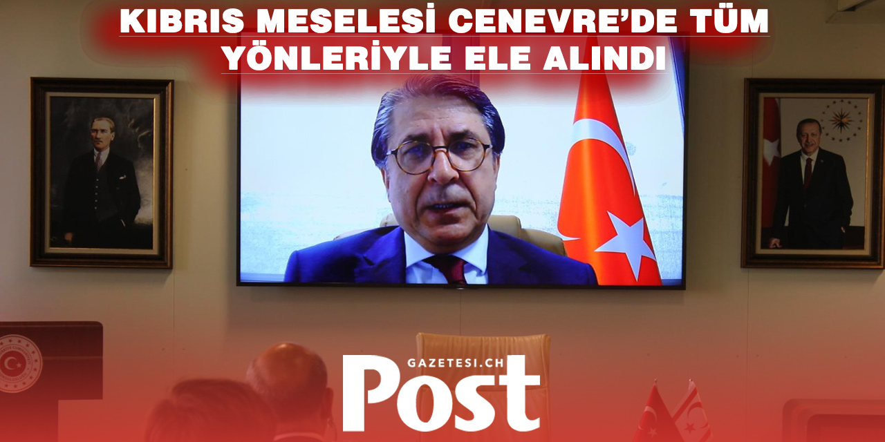 Cenevre Başkonsolosluğu’nda Kıbrıs Konferansı Düzenlendi