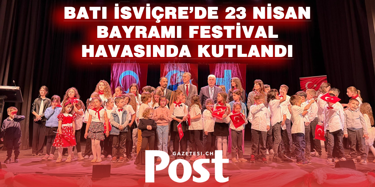 Renens’te Dev Kutlama: 23 Nisan Coşkusu Batı İsviçre’yi Sardı!