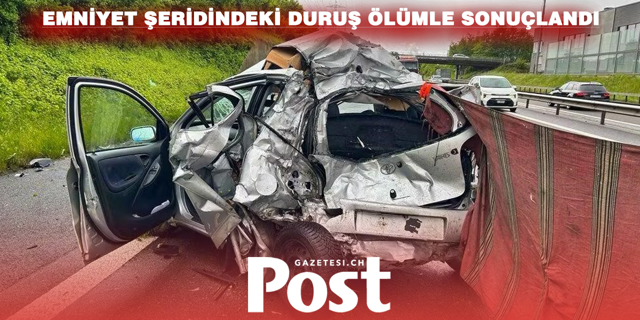 Aargau’da Feci Otoyol Kazası: Emniyet Şeridinde Duran Kadın Hayatını Kaybetti