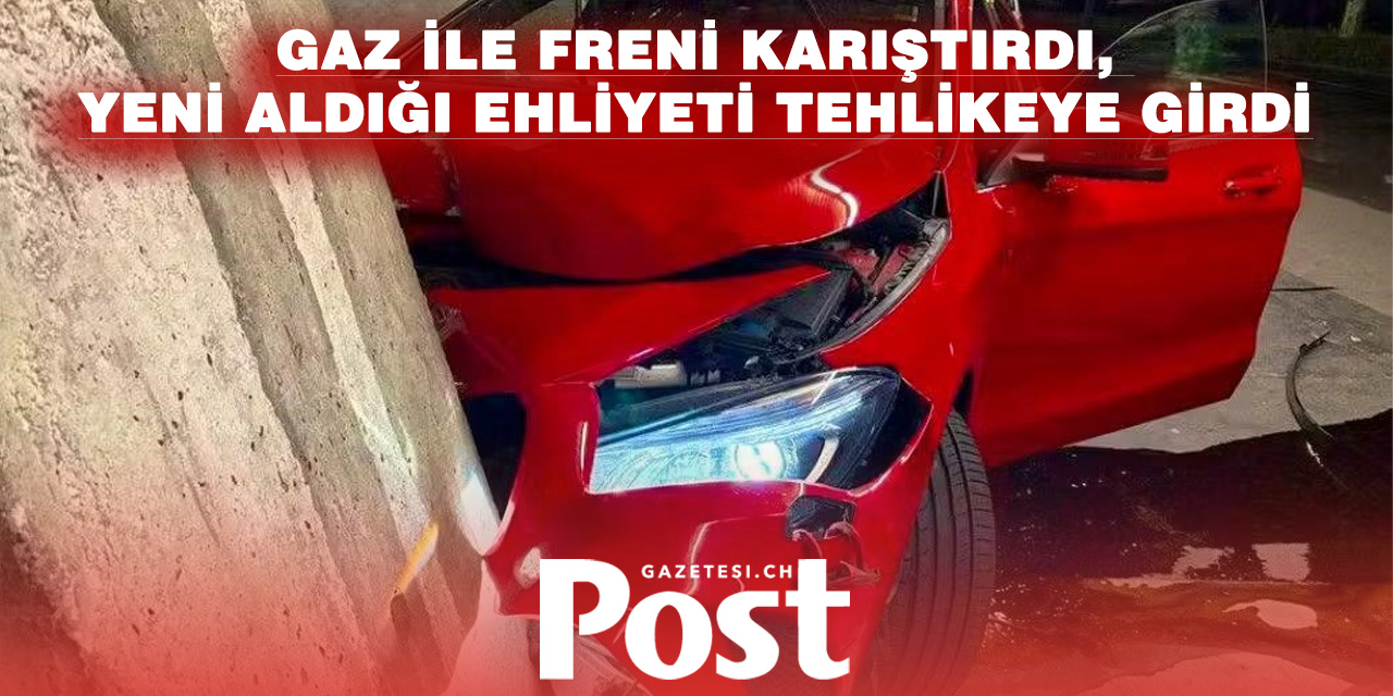 Ehliyetini Alalı Sadece 5 Hafta Olmuştu: Otoparkta Arabasını Hurdaya Çevirdi