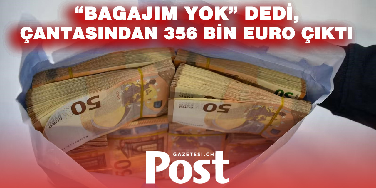 Trende Gizlenmiş 356 Bin Euro Ele Geçirildi: Terör Finansmanı Şüphesi