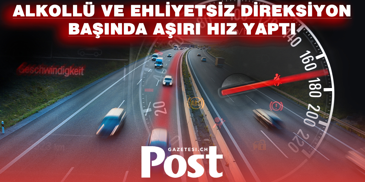 Köy İçinde 115 km/s Hız: Sarhoş ve Ehliyetsiz Sürücü Yakalandı