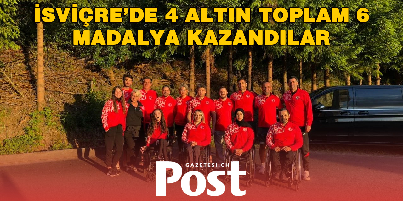 Milli Para Atletlerden İsviçre’de Madalya Yağmuru