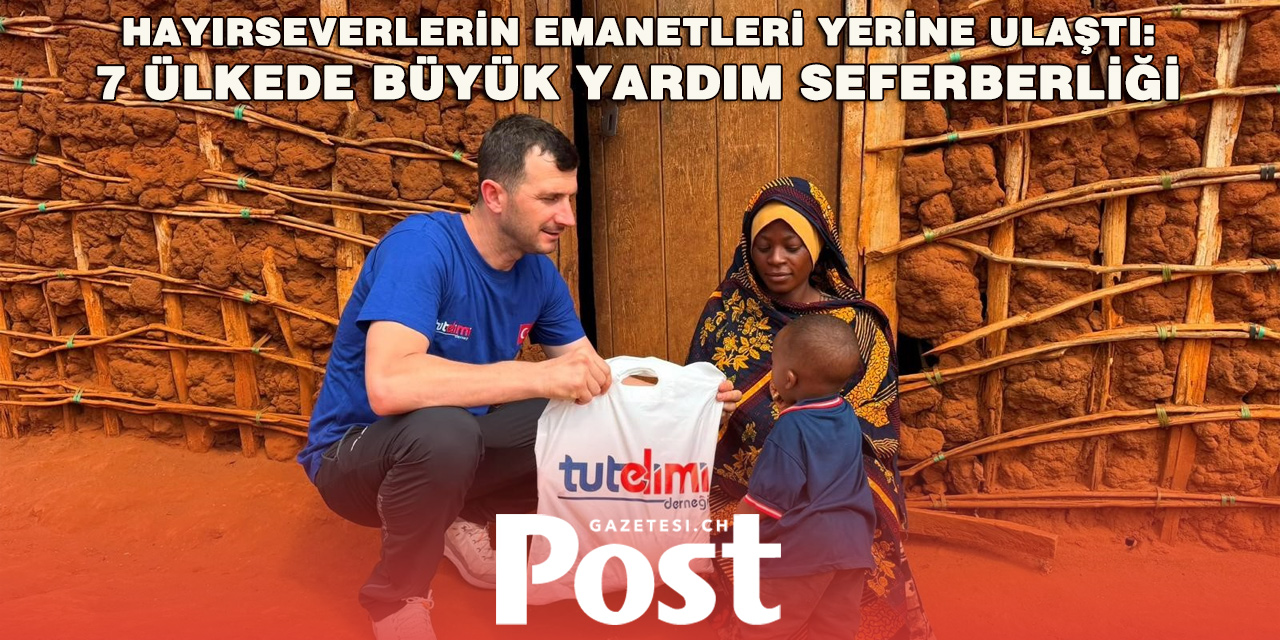 Tut Elimi Derneği’nden Afrika’da Kurban Organizasyonu: 150 Binden Fazla Kişiye Ulaşıldı