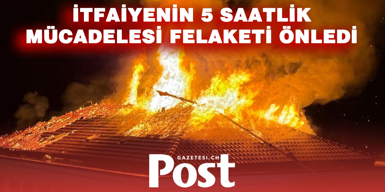 Burgdorf Tren İstasyonunda Gece Yangını: Bir Kişi Tahliye Edildi
