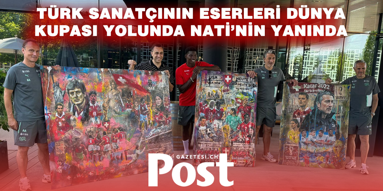 Ersan Kay Kaya’dan İsviçre Milli Takımı’na Özel Tablolar