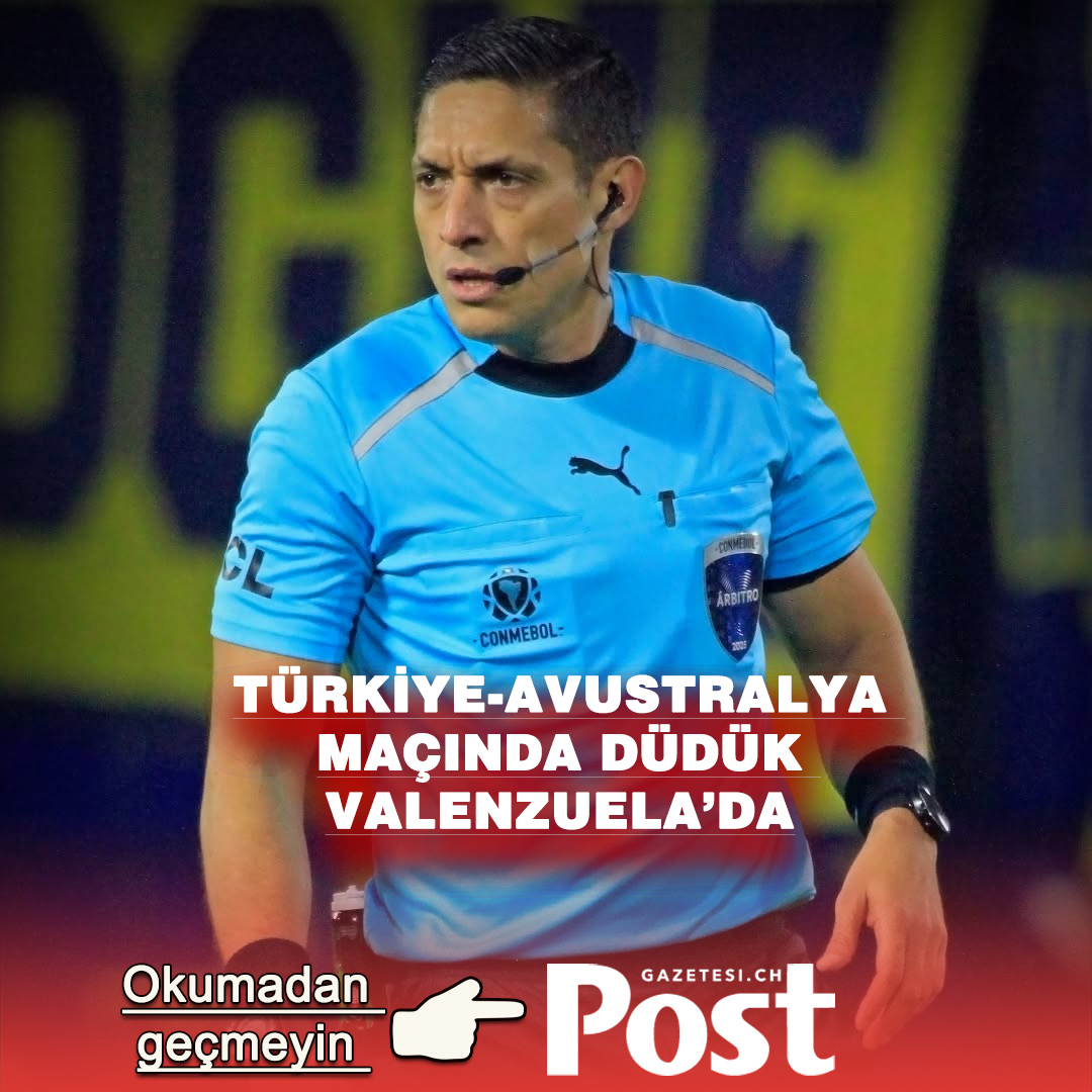 Türkiye-Avustralya Maçının Hakemi Belli Oldu
