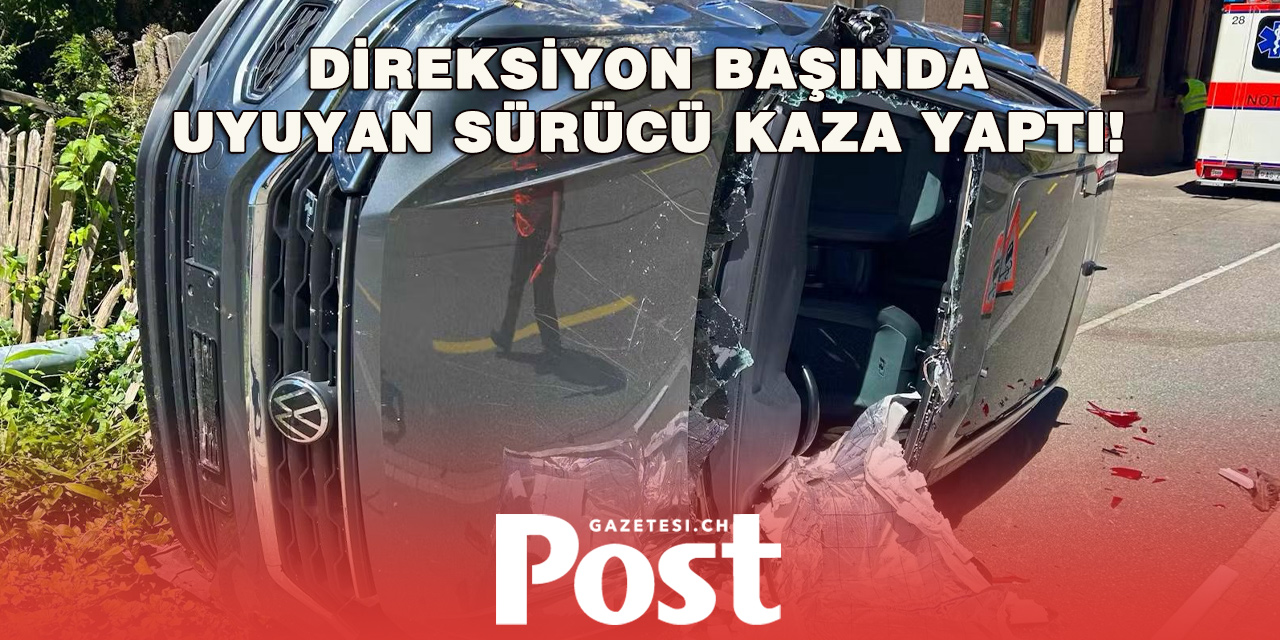 Aargau’da Direksiyon Başında Uyuyan Sürücü Kaza Yaptı