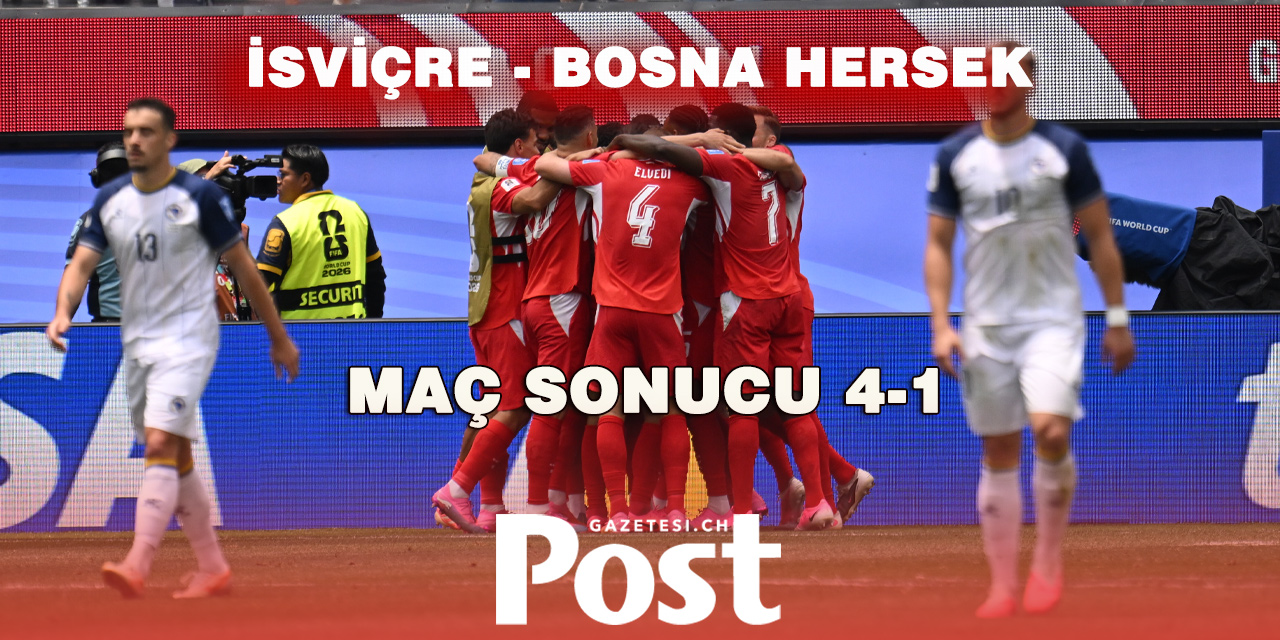5 gollü nefes kesen maç! İsviçre, Bosna Hersek'i farklı geçti