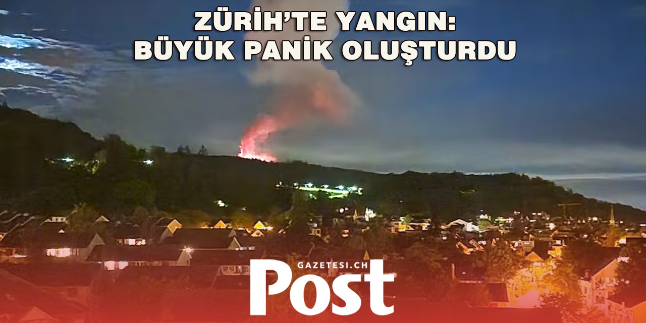 Zürih’te Havai Fişek Fabrikasında Büyük Yangın