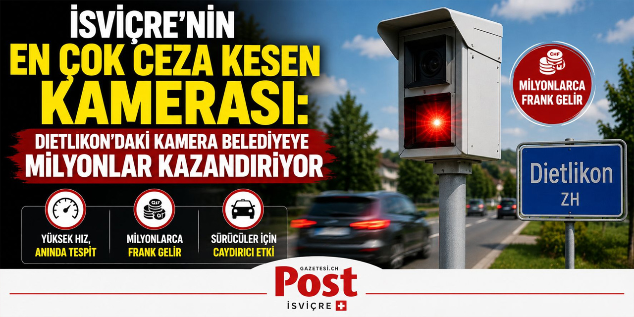 Zürih Yakınlarındaki İki Kamera Sürücülere Pahalıya Mal Oluyor