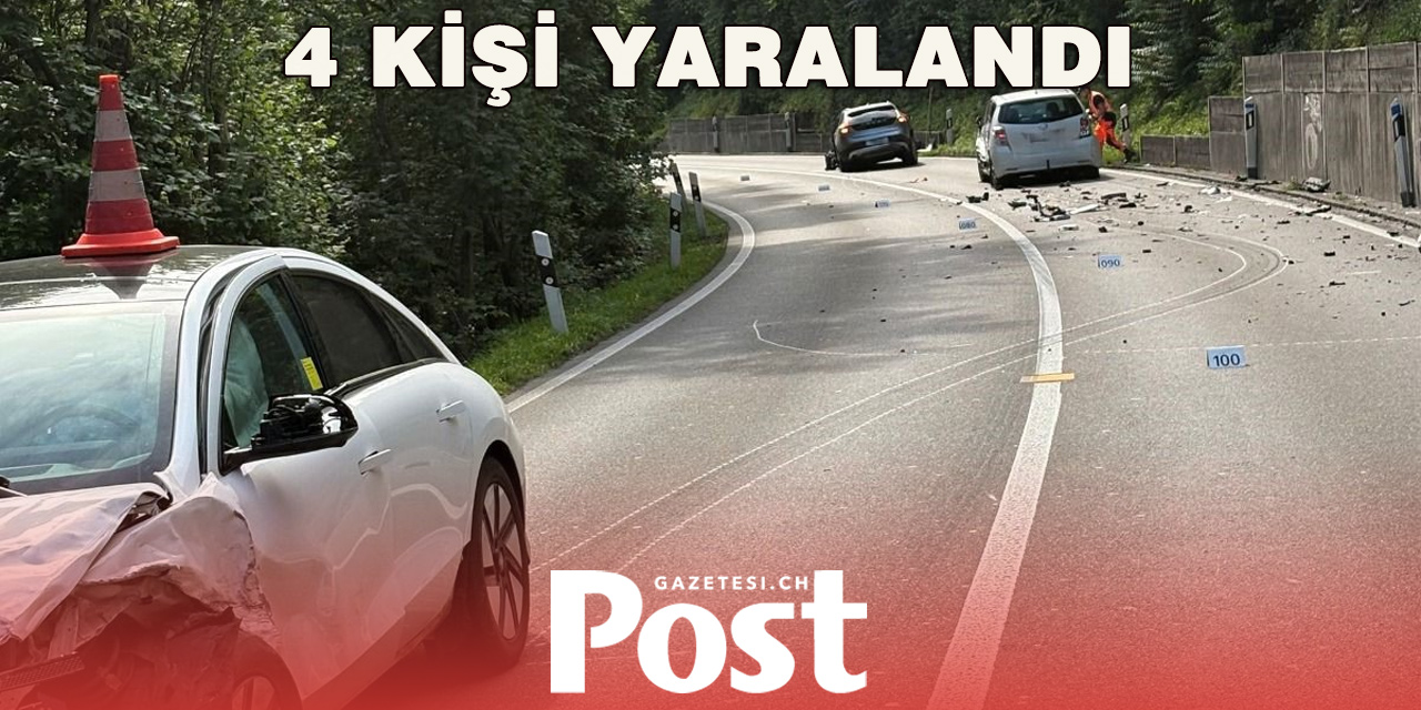 Aathal’da Zincirleme Kaza: Dört Kişi Yaralandı