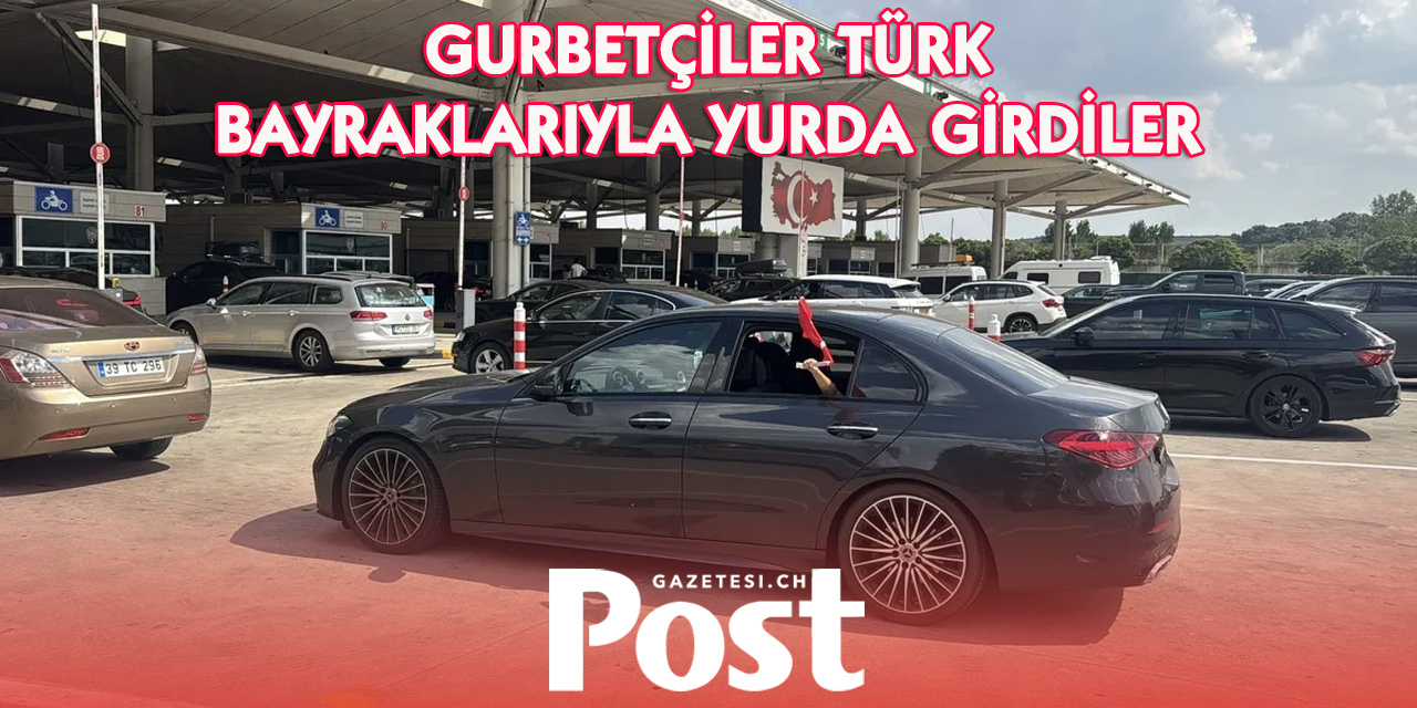 Sınır kapılarında gurbetçi yoğunluğu başladı: Avrupa'dan dönüş sürüyor