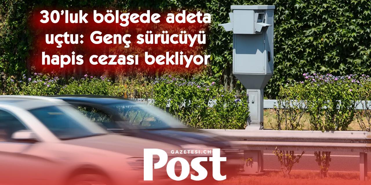 30’luk bölgede 101 kilometre hız: Genç motosikletçi hapis cezasıyla karşı karşıya