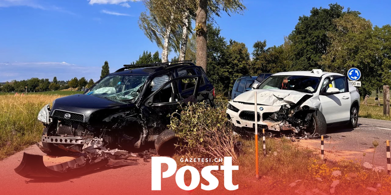 Uster yakınlarında feci kaza: Üç araç çarpıştı, dört kişi yaralandı