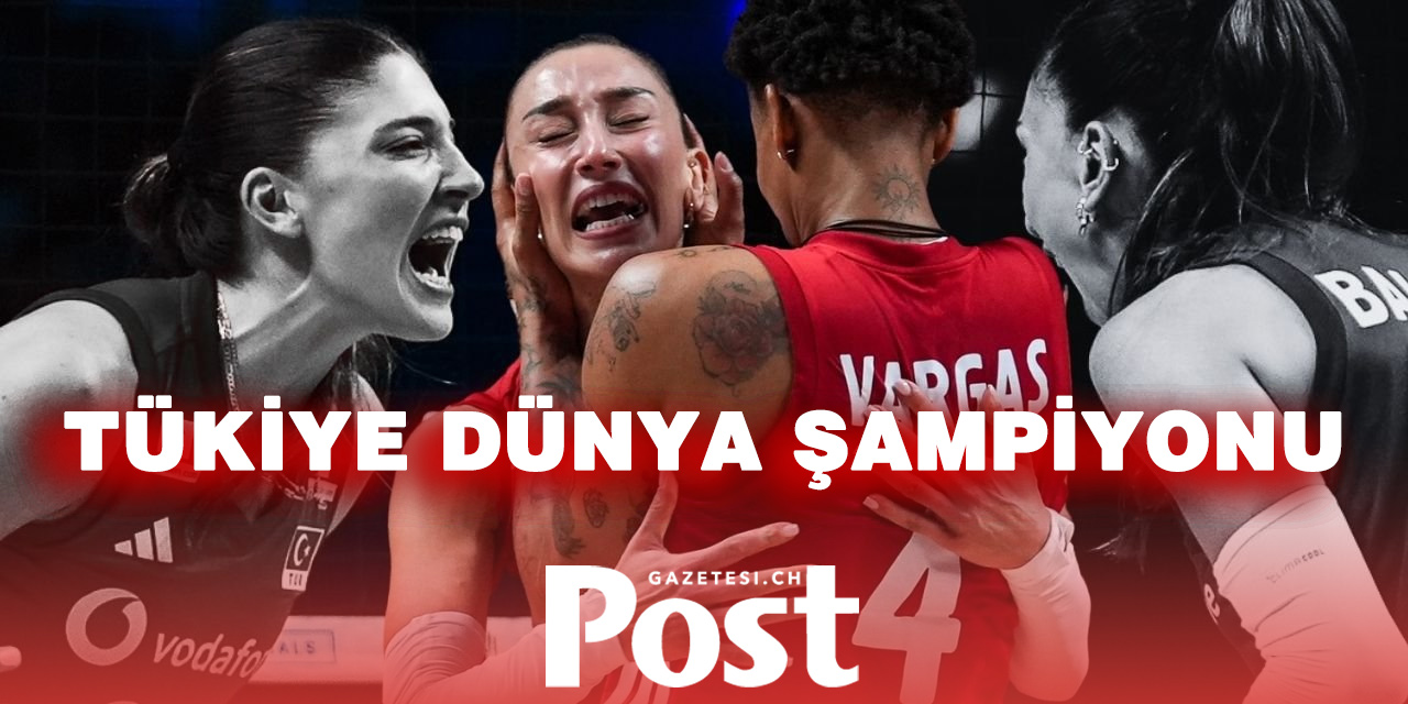 Türkiye Dünya Şampiyonu: Brezilya'yı 3-1 yenerek kupayı 2'nci kez kazanıyoruz