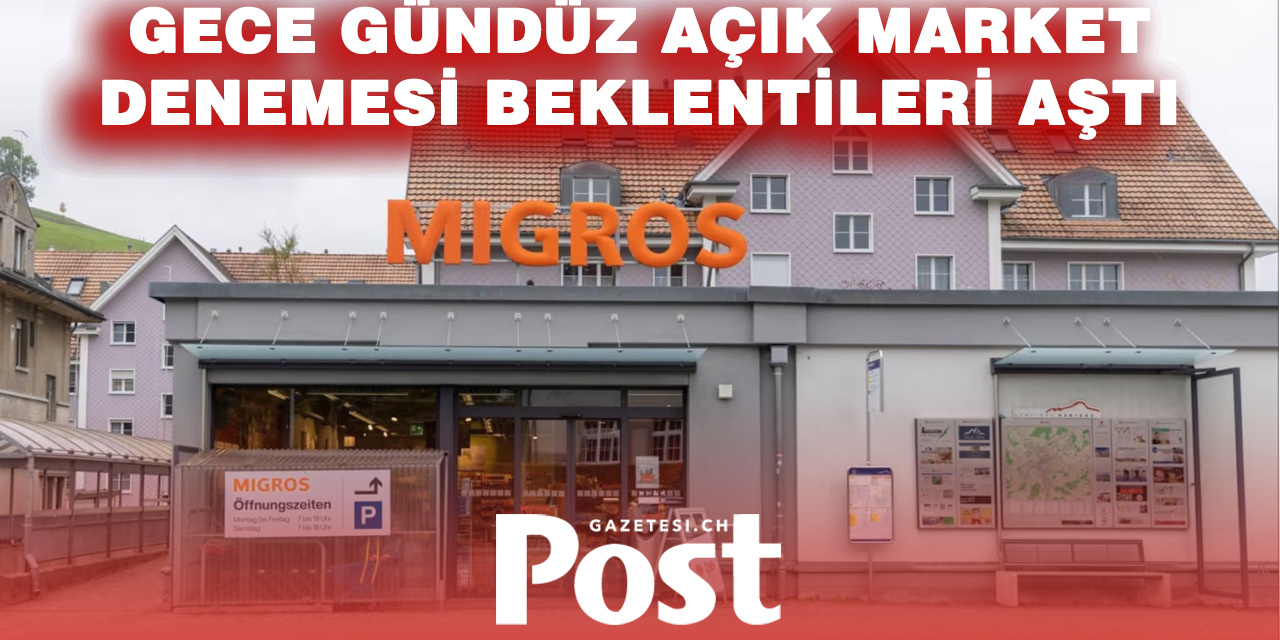 24 Saat Hizmet Veren Migros'ta Yoğunluk Rekor Kırdı