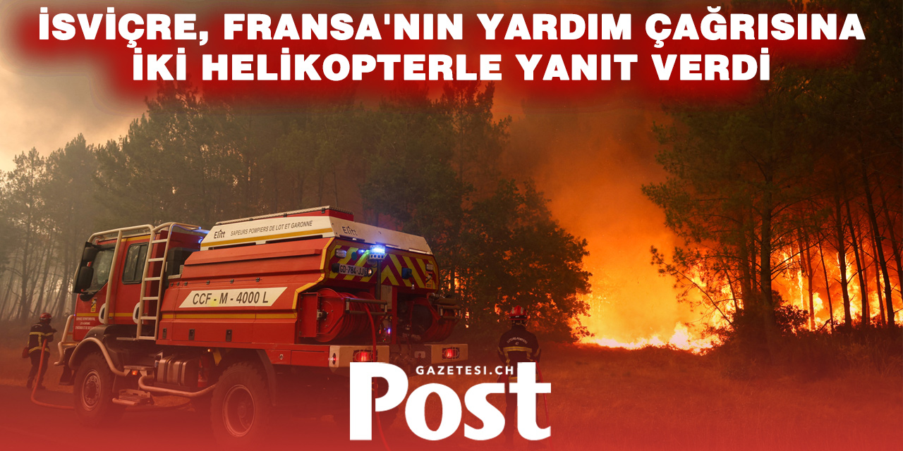 İsviçre'den Fransa'ya İki Super Puma Helikopteri Desteği