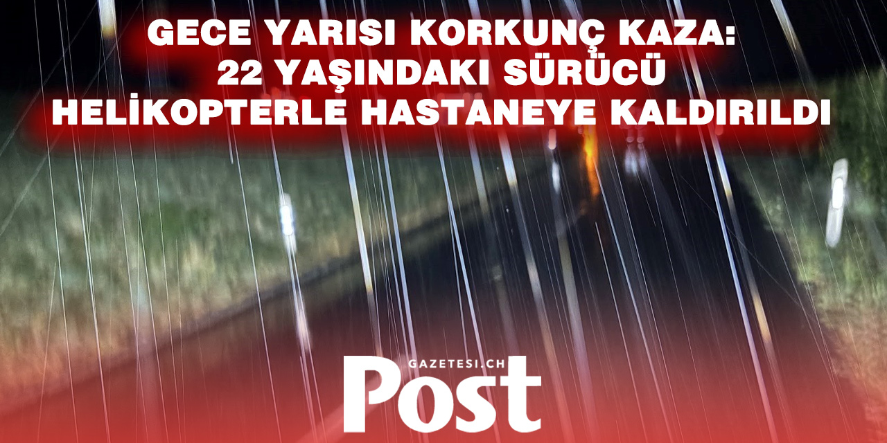 Zürih’te aşırı hız faciayla sonuçlandı: 22 yaşındaki sürücü ölümle pençeleşiyor