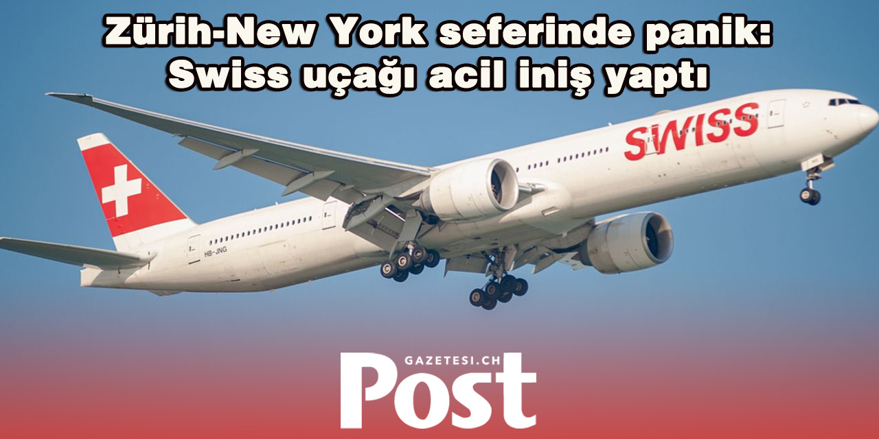 Swiss uçağı Atlantik üzerinde acil iniş yaptı