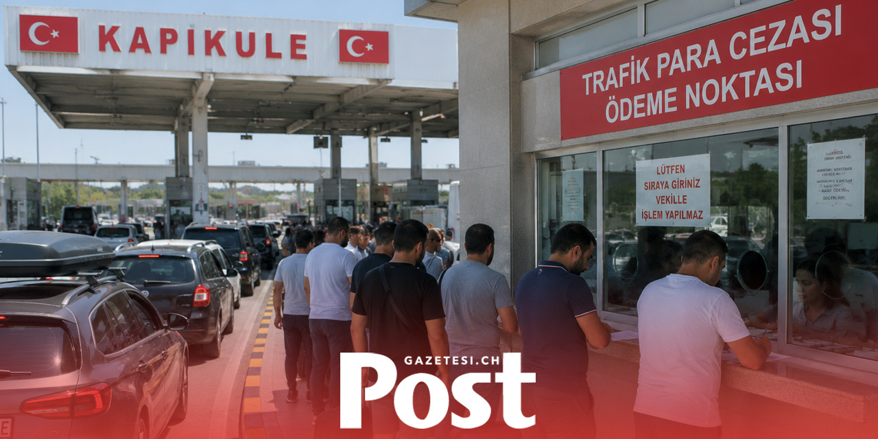 Kapıkule’de Çıkış Yoğunluğu: Gurbetçiler Trafik Cezalarını Sınırda Ödüyor
