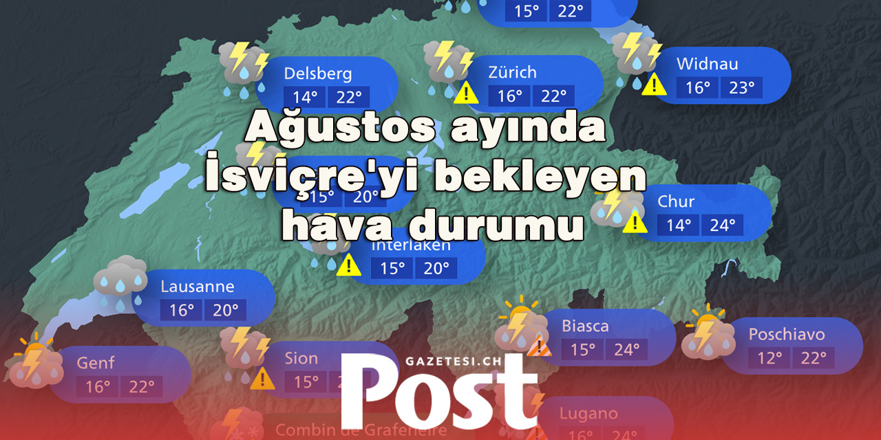 İsviçre’de Ağustos alarmı: Sıcaklık düşüyor ama tehlike bitmiyor