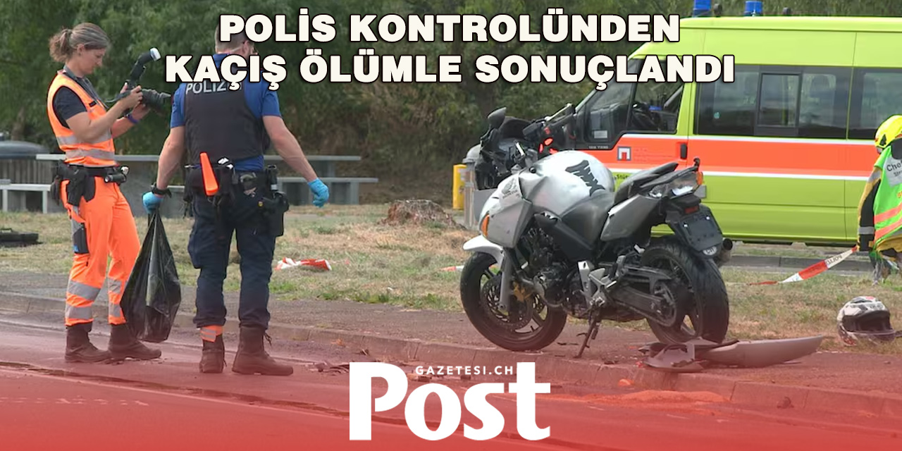 Çalıntı motosikletle kaçış faciayla bitti: İki kişi olay yerinde hayatını kaybetti