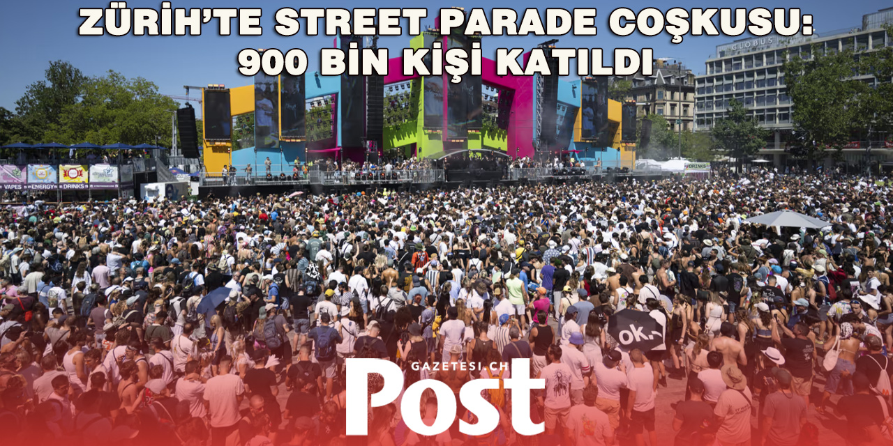 Kavurucu Sıcakta 900 Bin Kişi Zürih’i Dans Pistine Çevirdi