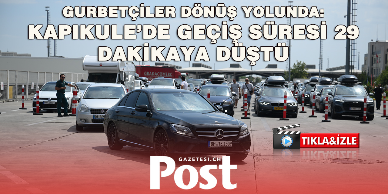 Gurbetçiler babaocağından yaşadıkları ülkelere dönmeye başladı