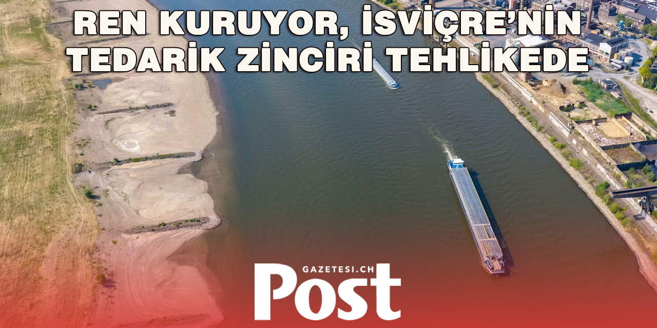 Kuraklık Ren’i vurdu: İsviçre’nin yük taşımacılığı tehdit altında