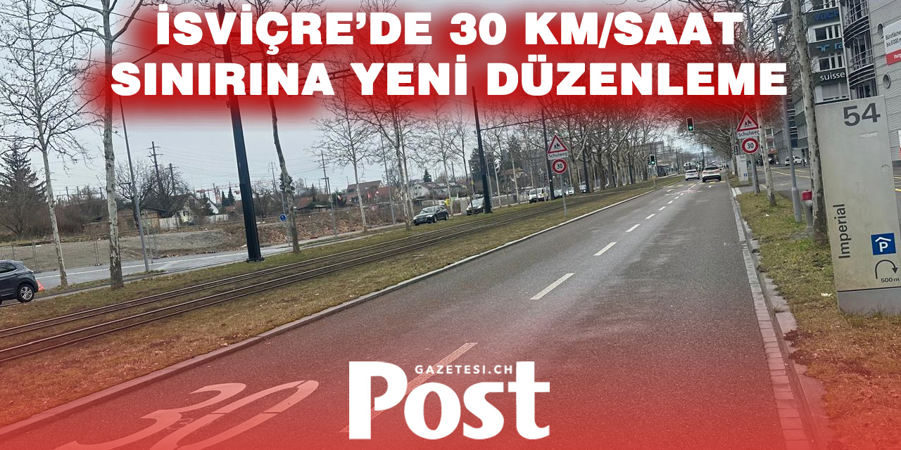 Şehirlerde 30 Km/Saat Uygulamasına Yeni Kural: Federal Konsey Şartları Sıkılaştırıyor