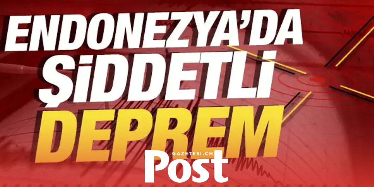 Endonezya'da 7,7 büyüklüğünde deprem
