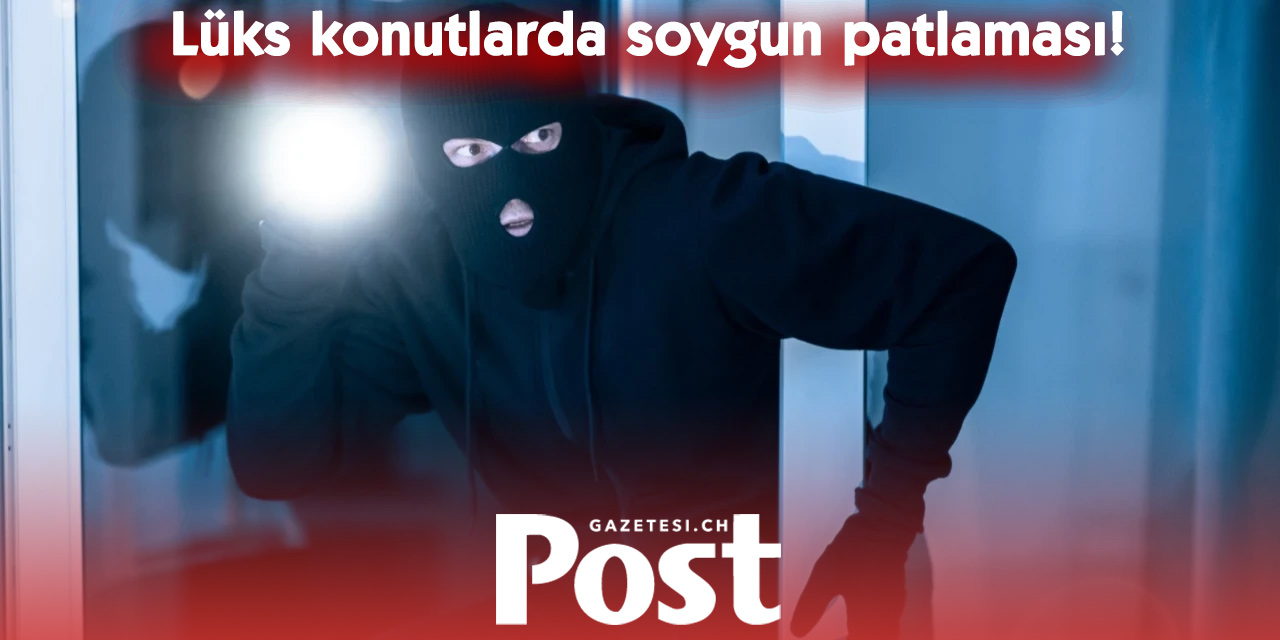 Lüks konutlarda soygun patlaması