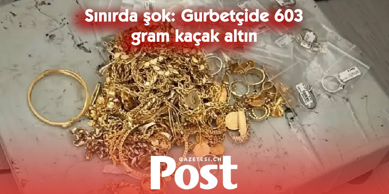 Türkiye'den Almanya'ya dönen gurbetçinin aracından 88 bin euroluk altın çıktı