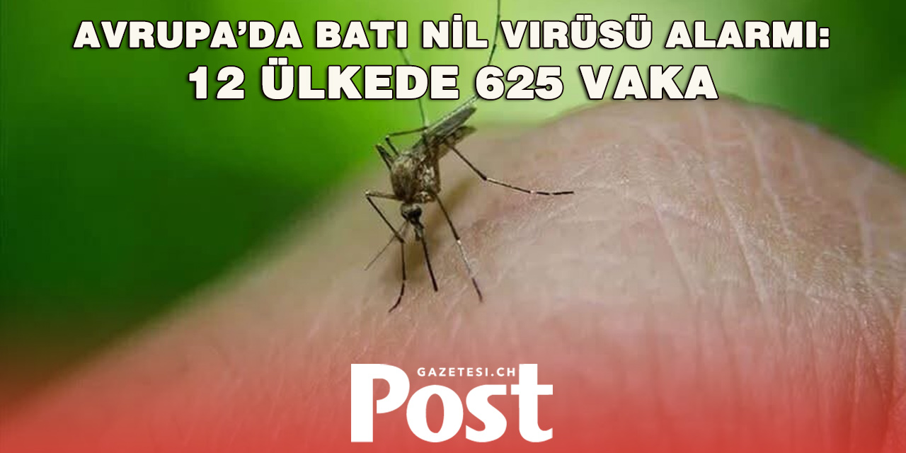 Avrupa'da bu yıl 12 ülkede 625 Batı Nil virüsü vakası tespit edildi