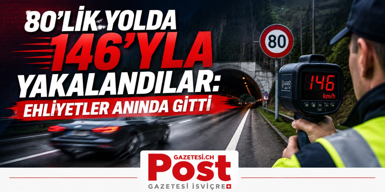 Neuchâtel’de Hız Sınırını Aştılar: İki Sürücünün Ehliyetine Anında El Konuldu