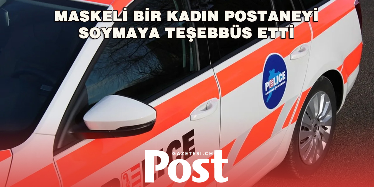 Jura’da Postaneye Bıçaklı Soygun Girişimi: Maskeli Kadın Aranıyor