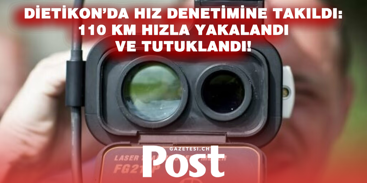50’lik Yolda 110 Km Hız: Hız Tutkunu Yakalandı