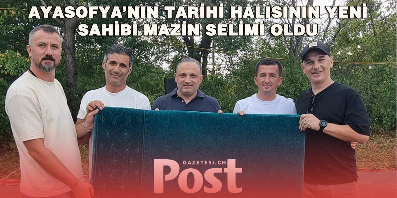 Ayasofya’dan Aksa Camii’ne Uzanan Kıymetli Emanet Açık Artırmada Yeni Sahibine Kavuştu