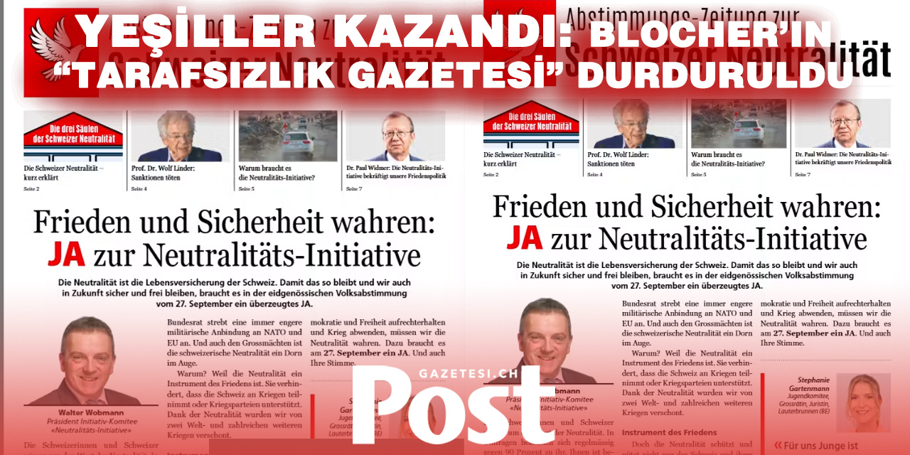 Mahkemeden Blocher’a darbe: “Tarafsızlık Gazetesi” hukuka aykırı bulundu