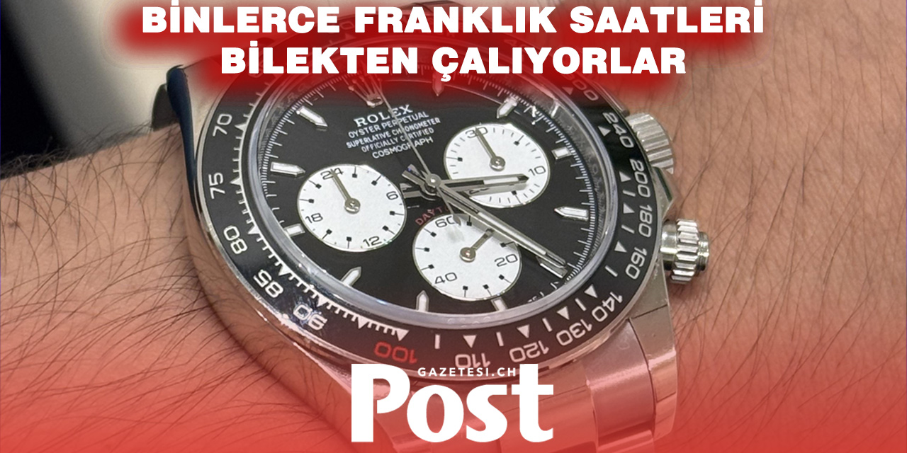 Cenevre’de Lüks Saat Hırsızlıkları Arttı